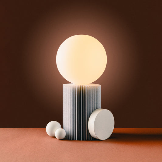 Maie lamp - white granite